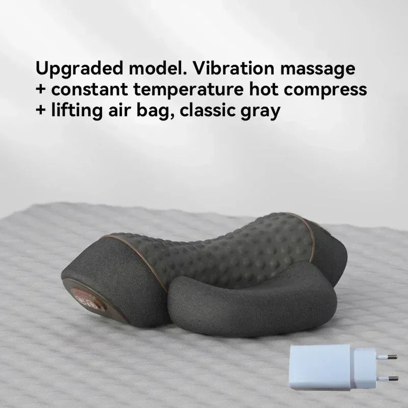 Okayso 3-in-1 Neck Massage Pillow with Heat and Memory Foam